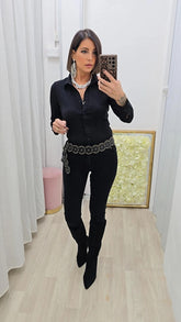 JEANS SKINNY NERO ART.283